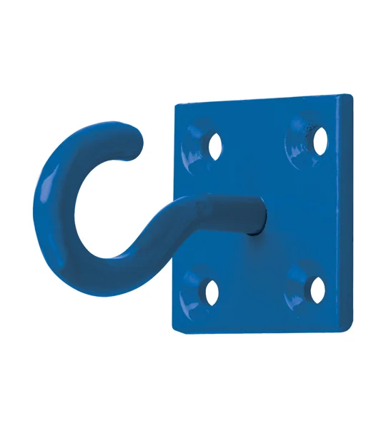 Perry Equestrian Chain Hook on Plate - (Pack of 2) - 6 colours