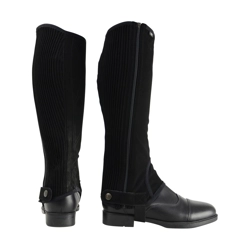 Hy Equestrian Children's Synthetic Nubuck Chaps - Black