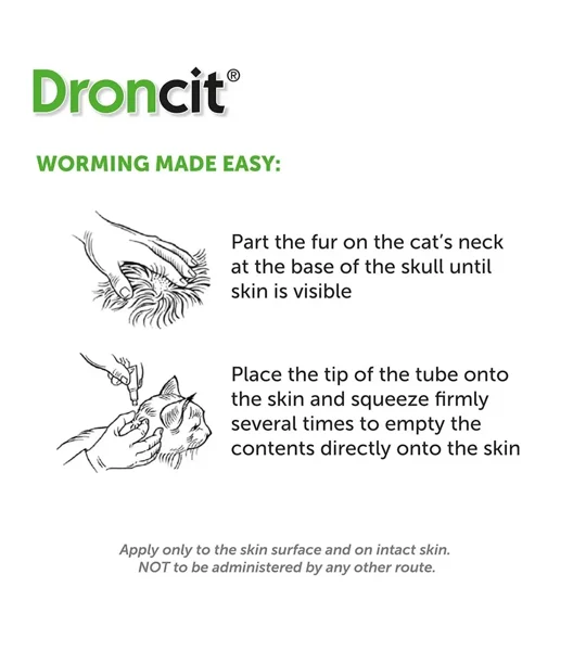 Droncit Spot-On 4 x tubes