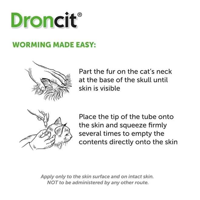 Additional Image for Droncit Spot-On 4 x tubes