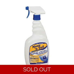 Straight Arrow Mane 'n Tail Spray 'n White - 946ml