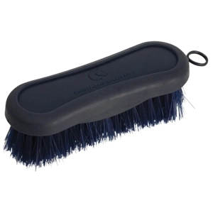 Coldstream Faux Leather Face Brush 12.8 x 4.3cm Navy/Black