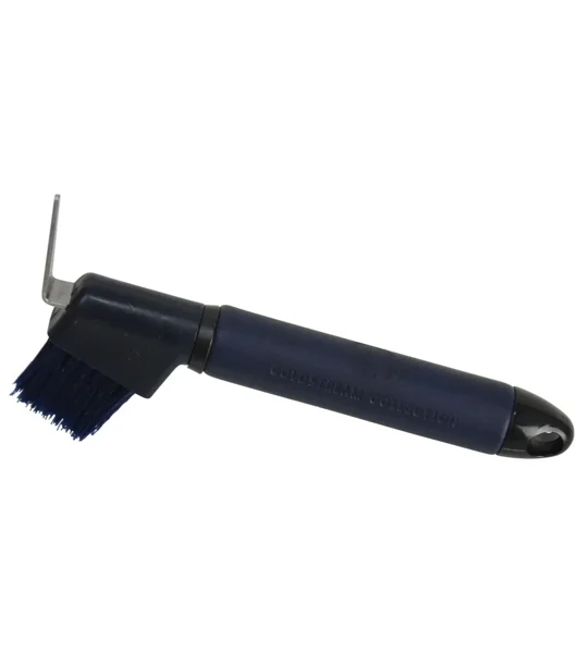 Coldstream Faux Leather Hoof Pick 19cm Navy/Black