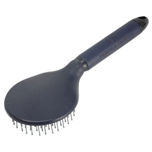 Coldstream Faux Leather Mane and Tail Brush 25cm Navy/Black