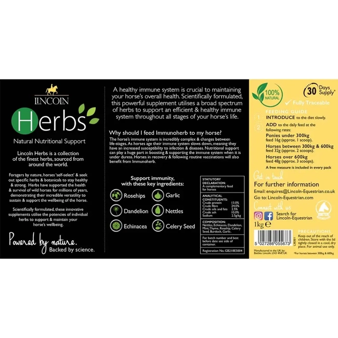 Additional Image for Lincoln Herbs Immunoherb - 1kg