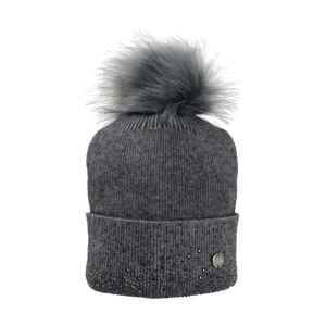 Hy Equestrian Alaska Diamante Bobble Hat 3 colours