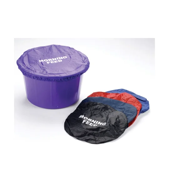Lincoln Feed Bucket Cover - Morning - Black