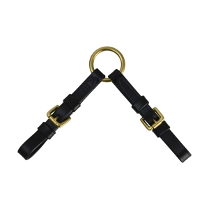 Hy Equestrian Leather Coupling - Black - One Size