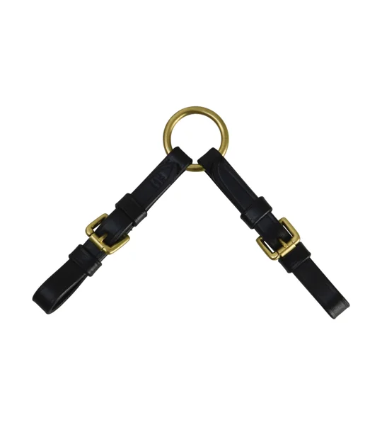 Hy Equestrian Leather Coupling - Black - One Size