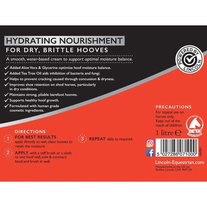 Additional Image for Lincoln Hydra Hoof - Black - 1 litre