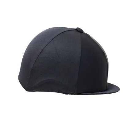 Hy Equestrian Lycra Hat Cover - Black - One Size