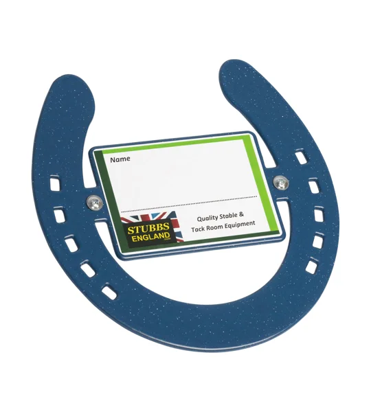 STUBBS Horseshoe Nameplate 7 colours