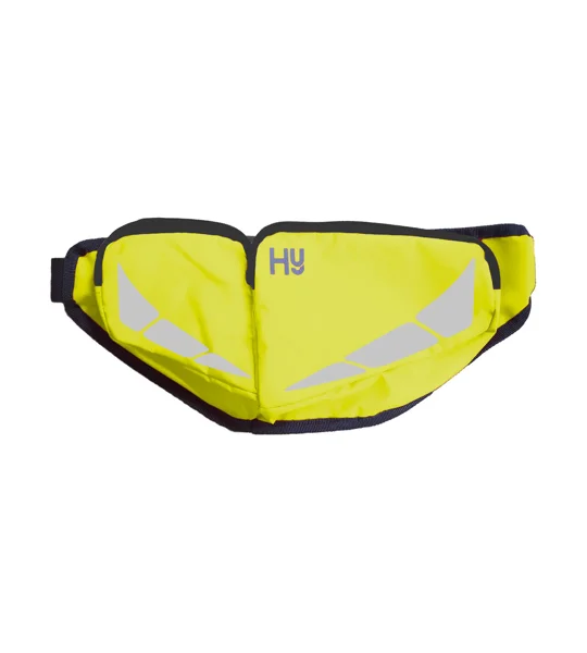 Reflector Bum Bag by Hy Equestrian - Yellow - One Size