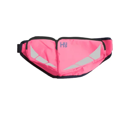 Reflector Bum Bag by Hy Equestrian - Pink - One Size