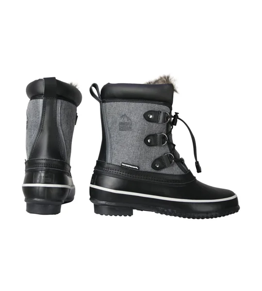 Hy Equestrian Short Mont Dolent Winter Boots - Slate Grey