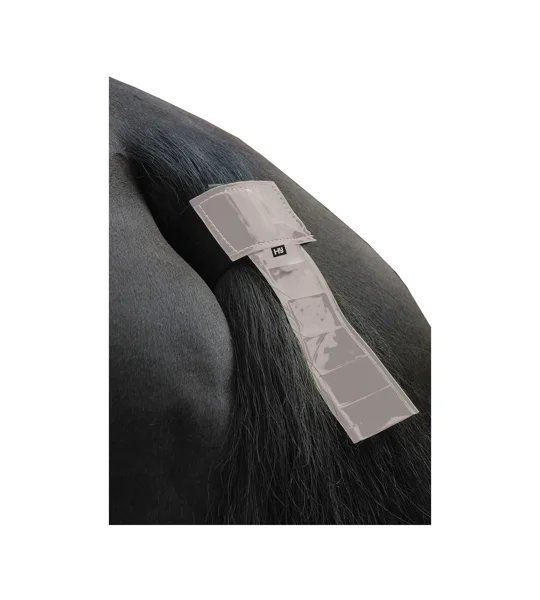 Silva Flash Reflective Tail Band by Hy Equestrian - Reflective Silver - One Size