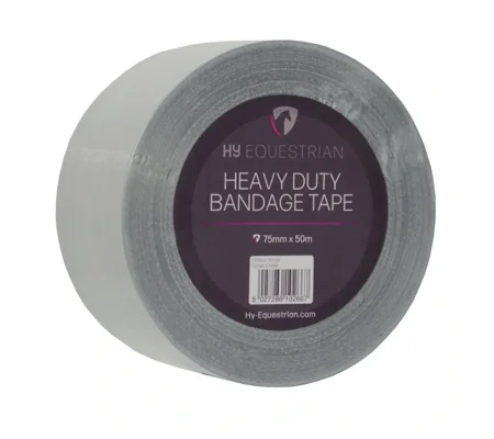 HyHEALTH Heavy Duty Bandage Tape by Hy Equestrian 75mm x 50m Silver