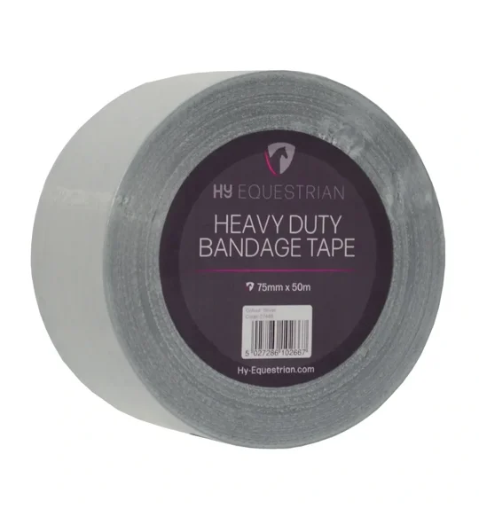 HyHEALTH Heavy Duty Bandage Tape by Hy Equestrian 75mm x 50m Silver