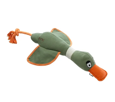 House of Paws Canvas Duck Thrower Toy