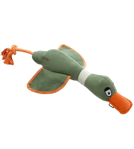 House of Paws Canvas Duck Thrower Toy
