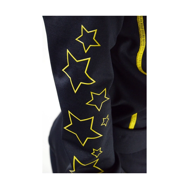 Additional Image for Hy Equestrian Stella Children's Base Layer - Navy/Yellow