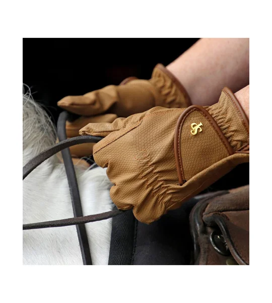 Supreme Products Pro Performance Show Ring Gloves - Tan