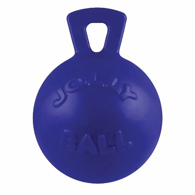 product Image for Horsemen's Pride Jolly Ball Tug-N-Toss Blue