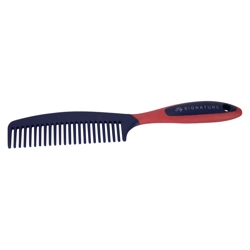 Hy Signature Mane Comb - Navy/Red