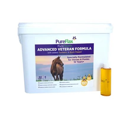PureFlax PureHealth Advaced Veteran Formula - With Added Turmeric & Black Pepper - 6kg