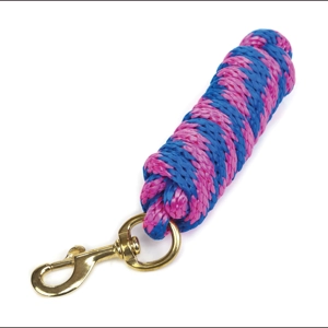 Hy Equestrian Pro Lead Rope - Blue/Hot Pink - 2.7 metres