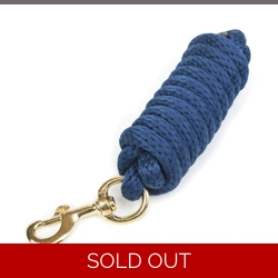 Hy Equestrian Pro Lead Rope - Navy - 2.7 metres