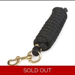 Hy Equestrian Pro Lead Rope - Black - 2.7 metres