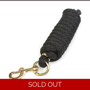 Hy Equestrian Pro Lead Rope - Black - 2.7 metres
