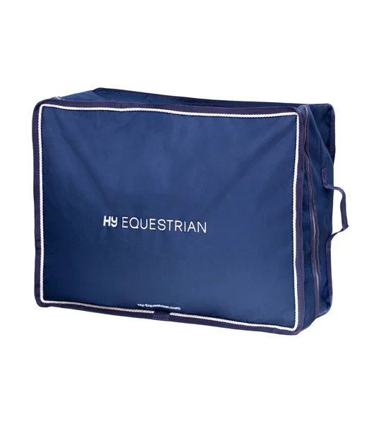 Hy Equestrian Storage Rug Bag - Navy/Grey - 20" x 26" x 28"
