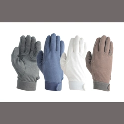 Hy Equestrian Cotton Pimple Palm Gloves