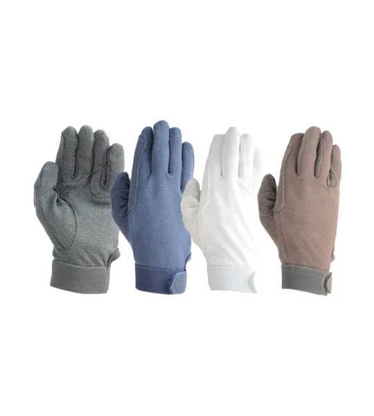 Hy Equestrian Cotton Pimple Palm Gloves