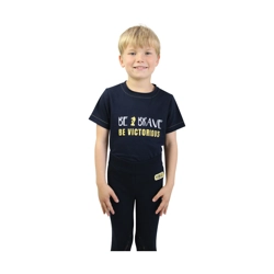 Be Brave T-Shirt by Little Knight - Navy/Yellow