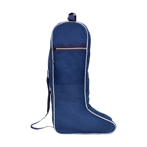 Hy Equestrian Boot Bag - Navy/Grey - One Size