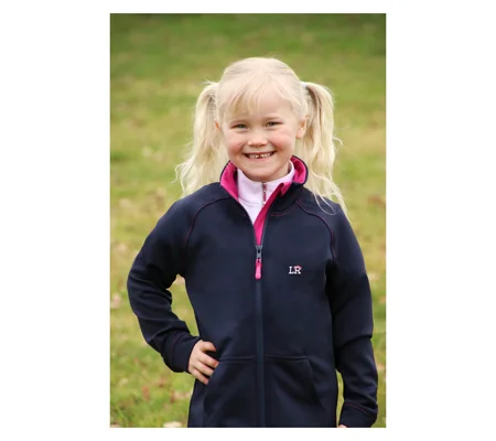 Sue Softshell Jacket by Little Rider - Navy/Pink - 3-10 Years