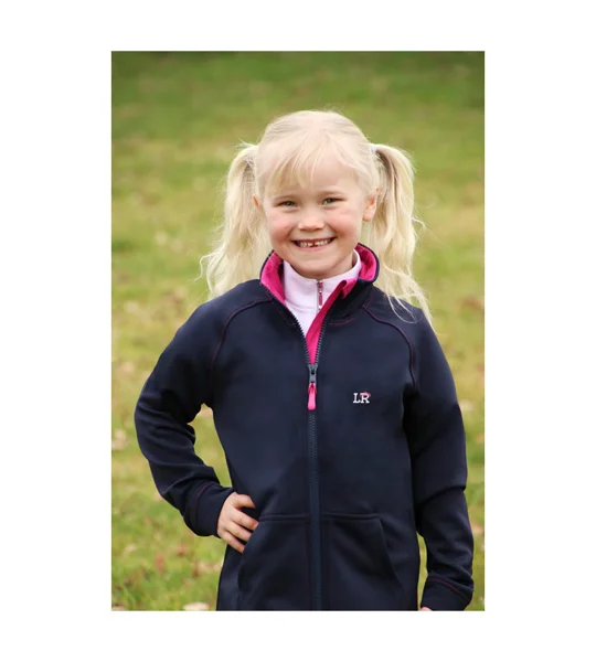 Sue Softshell Jacket by Little Rider - Navy/Pink - 3-10 Years