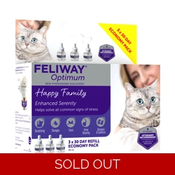 Feliway Optimum Value Pack - 3 x 48ml Refill