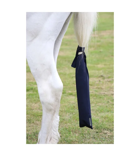 Hy Equestrian Lycra Flex Tail Bag - Navy - One Size