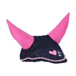 I Love My Pony Collection Fly Veil by Little Rider - Navy/Pink/Teal