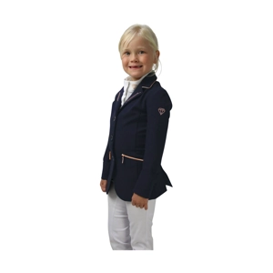 Hy Equestrian Cadiz Mizs Show Jacket - Navy/Rose Gold