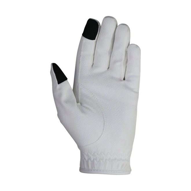 Additional Image for Hy Equestrian Cadiz Childrens Riding Gloves - White
