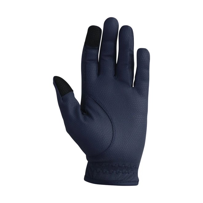 Additional Image for Hy Equestrian Cadiz Childrens Riding Gloves - Navy