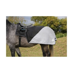 Silva Flash Waterproof Exercise Sheet by Hy Equestrian - Black/Reflective Silver