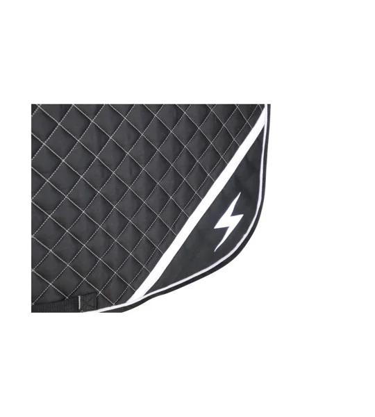 Silva Flash Saddle Pad by Hy Equestrian - Black/Reflective Silver