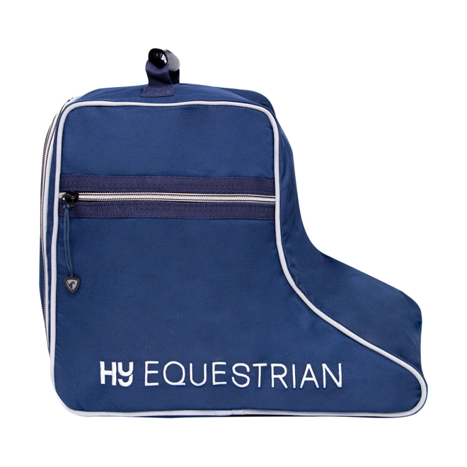 Additional Image for Hy Equestrian Jodhpur Boot Bag - Navy/Grey - One Size