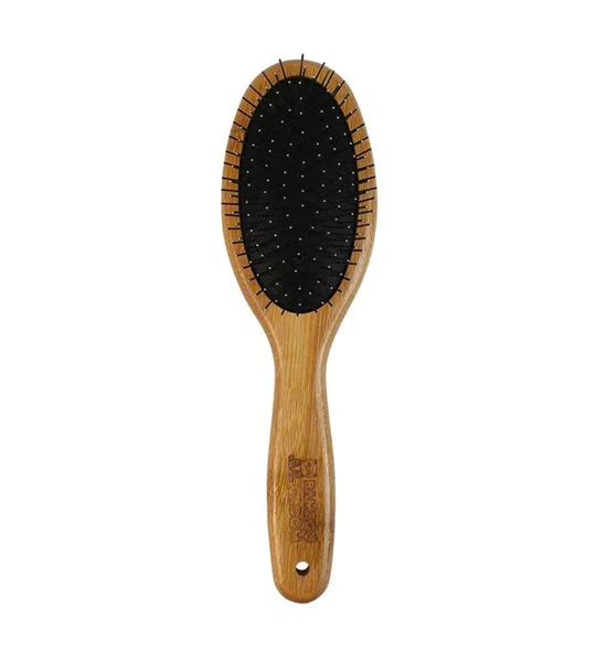 Bamboo Groom Oval Pin Brush Small